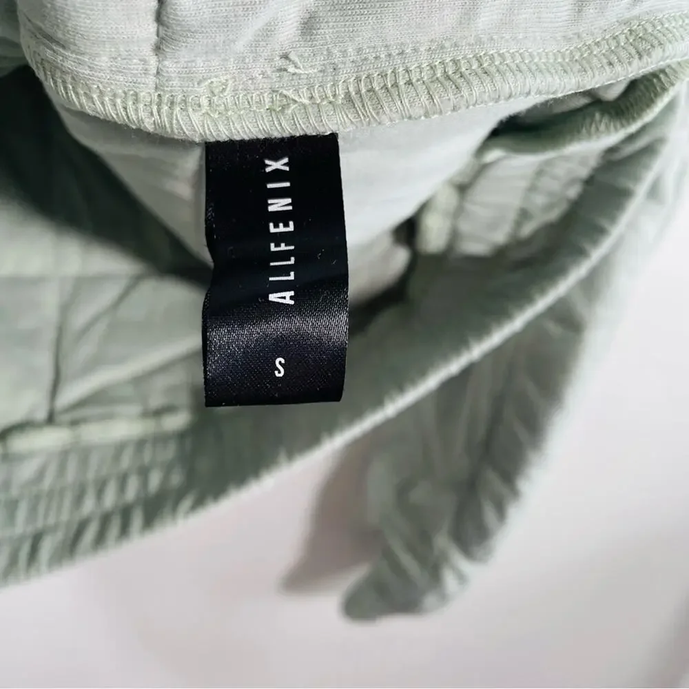 Anthropologie All Fenix Marnie Mint Green Quilted Puffer Jacket Small Allfenix